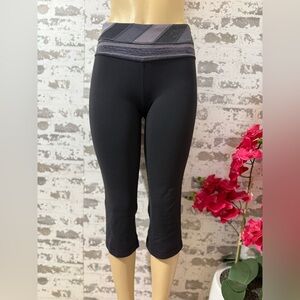 lululemon athletica Black and Gray Leggings